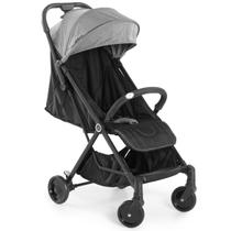 Carrinho de Bebê Passeio Reclinavel 0 até 15 Kg One Hand Jamby Galzerano Preto Cinza