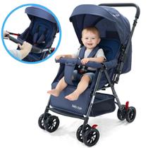 Carrinho De Bebê Passeio Reclinável 2 em 1 Reversível Runner Compacto Recem Nascido Menino Menina Baby Style