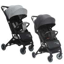 Carrinho De Bebê Passeio Vira Berço Compass Maxi Baby Cinza