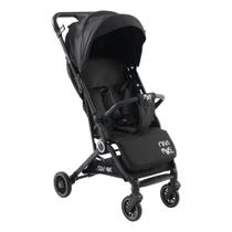 Carrinho de Bebê Passeio Vira Berço Nivi Maxi Baby Preto