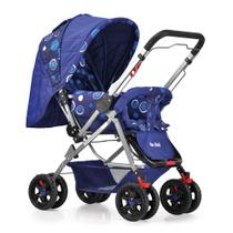 Carrinho de Bebê Prime Baby Rover com Alça Reversível - Azul