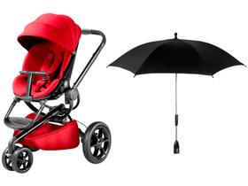 Carrinho de Bebê Quinny Moodd 3 Rodas - até 15kg + Guarda-chuva para Carrinho de Bebê