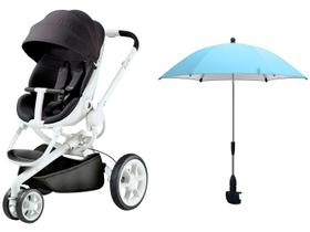 Carrinho de Bebê Quinny Moodd 3 Rodas - até 15kg + Guarda-chuva para Carrinho de Bebê