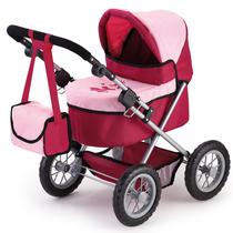 Carrinho de Bebê Reborn Bayer Design Bordô - Para Bonecas de 46cm