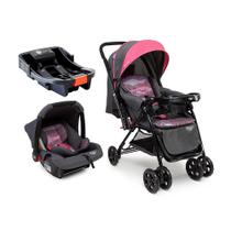 Carrinho de Bebê Reverse Rosa Travel System Trio Cosco Kids