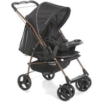 Carrinho de Bebe Reversivel Galzerano Milano Preto Cobre Carrinho de Bebe Reversivel Galzerano Milano Preto Cobre