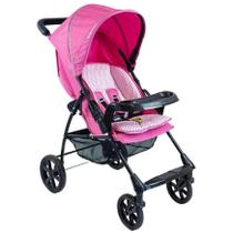 Carrinho De Bebê Romano Rosa 0 A 15Kg)- Galzerano 1035RS