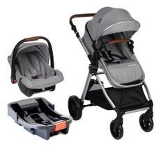 Carrinho De Bebê Romanzo Com Bebê Conforto + Base - Infanti