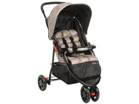 Carrinho de Bebê Toffy Bege Cosco Kids 0 Meses a 15kg Carrinho de Bebê Toffy Bege Cosco Kids 0 Meses a 15kg