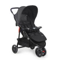 Carrinho de Bebê Toffy Preto Absoluto Cosco Kids 3 rodas