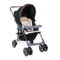 Carrinho de bebê Topázio para passeio reclinável com 5 posições, cabo reversível Kids Baby Hércules