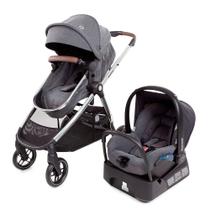 Carrinho de Bebê Travel System Anna Luxe TRIO Twillic Grey Maxi Cosi