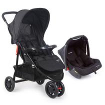 Carrinho de Bebê Travel System Delta Duo Pro Preto 0 a 15Kg - Voyage