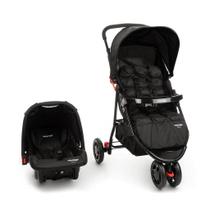 Carrinho de Bebe Travel System Delta Duo Pro Preto - Voyage