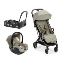 Carrinho de Bebê Travel System Eva³ Luxe TRIO - Maxi-Cosi Twillic Truffle