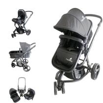 Carrinho De Bebê Travel System Evolution Color Baby 3 Em 1