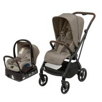Carrinho de Bebê Travel System Leona Trio Truffle Maxi Cosi