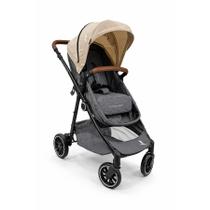 Carrinho De Bebê Travel System Premium Baby TS Aria Bege/Areia Com Base 3 Em 1