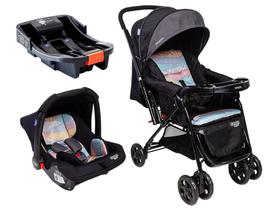 Carrinho de Bebê Travel System Reverse Trio Preto Cosco Kids