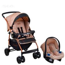 Carrinho de Bebe Travel System Rio K com Bebê Conforto Touring X Burigotto