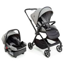 Carrinho De Bebê Travel System Safety 1st Magnific Trio Grey Denim