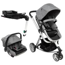 Carrinho de Bebê Travel System Safety 1St Mobi Trio Grey Carrinho de Bebê Travel System Safety 1St Mobi Trio Grey