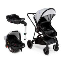 Carrinho de Bebê Travel System Trio Lummy Cinza Cosco Kids