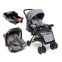 Carrinho de Bebê Travel System Trio Reverse Cinza Cosco Kids