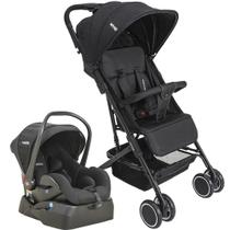 Carrinho de Bebê Travel System Whoop Mascote + Casulo Click + Base Preto