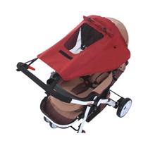 Carrinho de Bebê Universal com Proteção UV e Dossel - Capa para Assento de Carro
