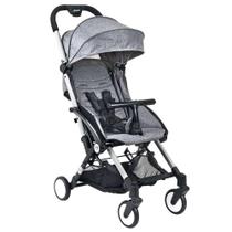 Carrinho de Bebê Up Gray (Cinza - Leve e Compacto) - Burigotto