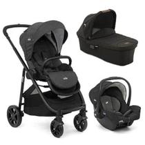 Carrinho de Bebê Versatrax E Travel System TRIO Preto Pavement Joie