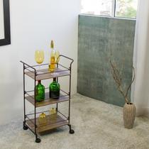 Carrinho de Bebidas Decorativo Retangular 3 Andares Carrinho de Bebidas Decorativo Retangular 3 Andares