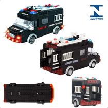 Carrinho de Blocos de Montar Musica Farol Led Carrinho de Blocos de Montar Musica Farol Led