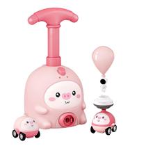 Carrinho de bola com inércia do poder das crianças com carros aerodinâmicos ajustados do brinquedo do lançador de energia da bomba