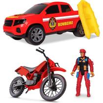 Carrinho De Bombeiro Kit Resgate Carrinho De Bombeiro Kit Resgate