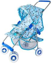 Carrinho De Boneca Azul Milano