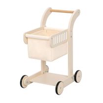 Carrinho de boneca Baby Push Walker OOOK de madeira para meninas/meninos