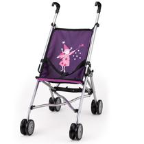 Carrinho de Boneca Bayer Quick Fold Fada Roxa para Bonecas de 18" Carrinho de Boneca Bayer Quick Fold Fada Roxa para Bonecas de 18"
