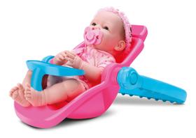 Carrinho De Boneca Bebê Conforto 3 Em 1 Menina Brinquedo