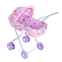 Carrinho de Boneca Bercinho com Capota M&P Kids Ref B4