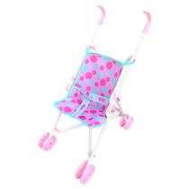 Carrinho de boneca com suporte para as mãos modelo haste guarda-chuva Passeio Divertido 23x22x53