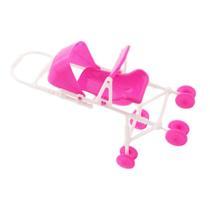 Carrinho de boneca FELTECHELECTR de plástico para criança com armazenamento