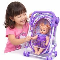 Carrinho De Boneca Infantil Presente Criança Menina