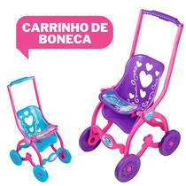 Carrinho De Boneca Infantil Reborn Brinquedo Criança Passeio - Brinquemix