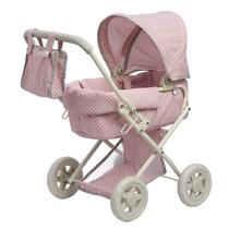 Carrinho de Boneca Olivia's Little World com Moisés Removível Rosa Carrinho de Boneca Olivia's Little World com Moisés Removível Rosa
