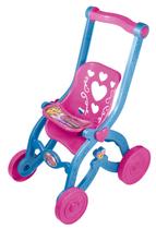 Carrinho de Boneca Princesas Rosa E Azul Brinquedo Luxo