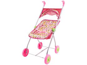Carrinho de Boneca Semi Luxo II Rosa com Capota - Brinquedos Oliveira Carrinho de Boneca Semi Luxo II Rosa com Capota - Brinquedos Oliveira