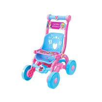 Carrinho De Bonecas Infantil Passeio Menina 60cm - Lider Brinquedos - Líder Brinquedos