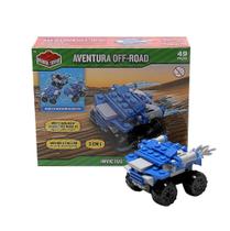 Carrinho de Brinquedo Aventura OffRoad Para Montar 3 em 1 Movido a Fricção Monta Toyng Carrinho de Brinquedo Aventura OffRoad Para Montar 3 em 1 Movido a Fricção Monta Toyng